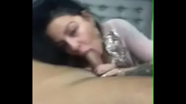 New Busty brunette takes creamy facial power Tube