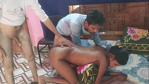 Νέος σωλήνας τροφοδοσίας First time sex desi girlfriend Threesome Bengali Fucks Two Guys and one girl , Hanif pk and Sumona and Manik