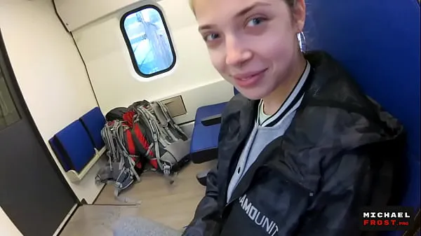 New Real Public Blowjob in the Train | POV Oral CreamPie by MihaNika69 and MichaelFrost power Tube